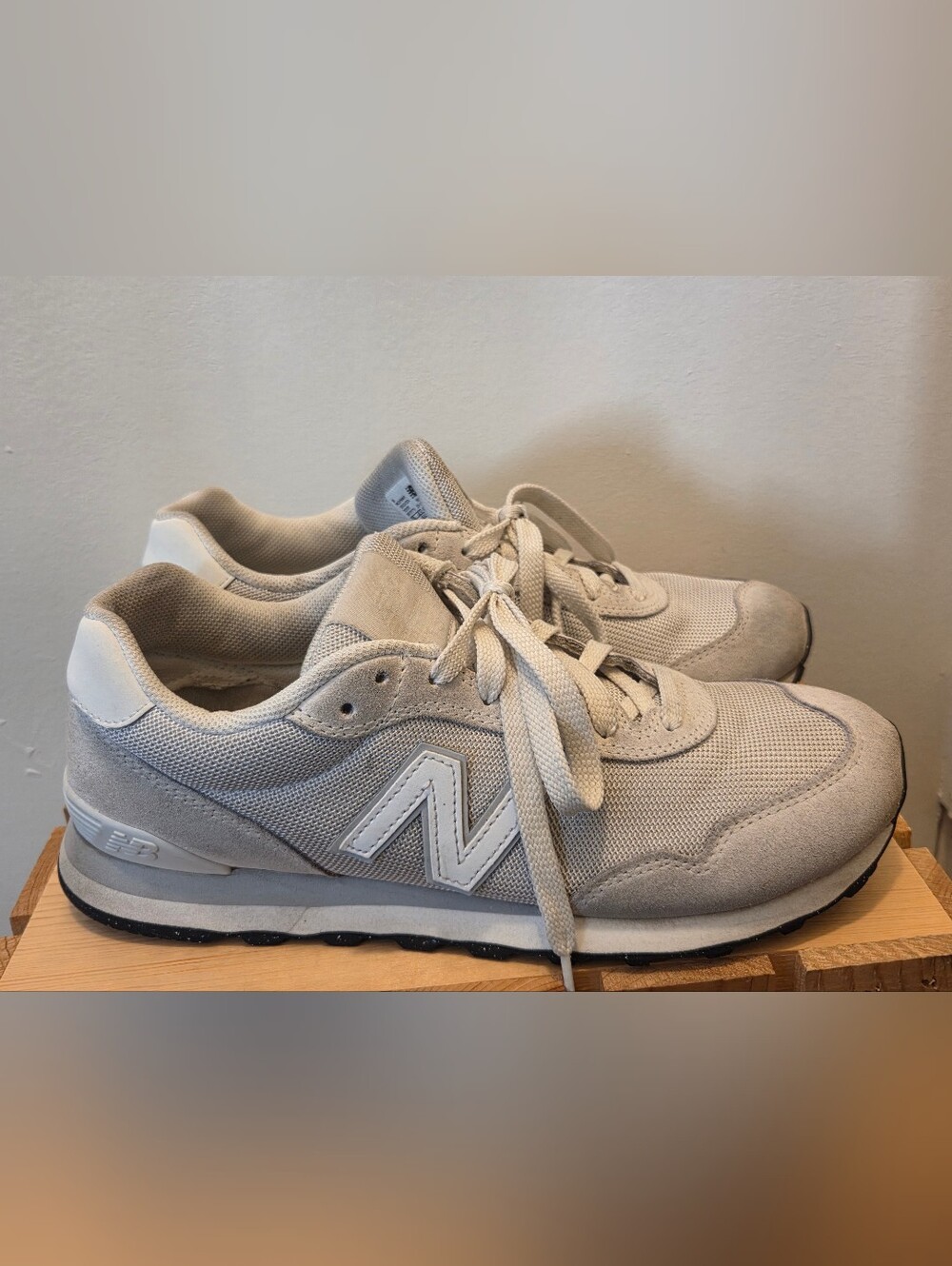 New Balance Sneakers in Light Gray and White